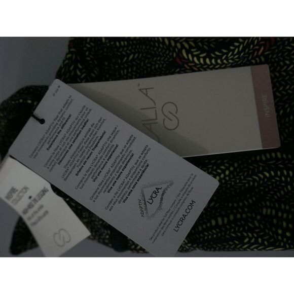 CALIA Women's Inspire High Rise 7/8 Leggings - Serpent Print & Black XXS - Picture 6 of 7